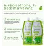Apple Hair Color 500 ml Ammonia-Free Dark Brown Hair Color Cream – Natural-Looking Coverage with Nourishing Formula - Image 4