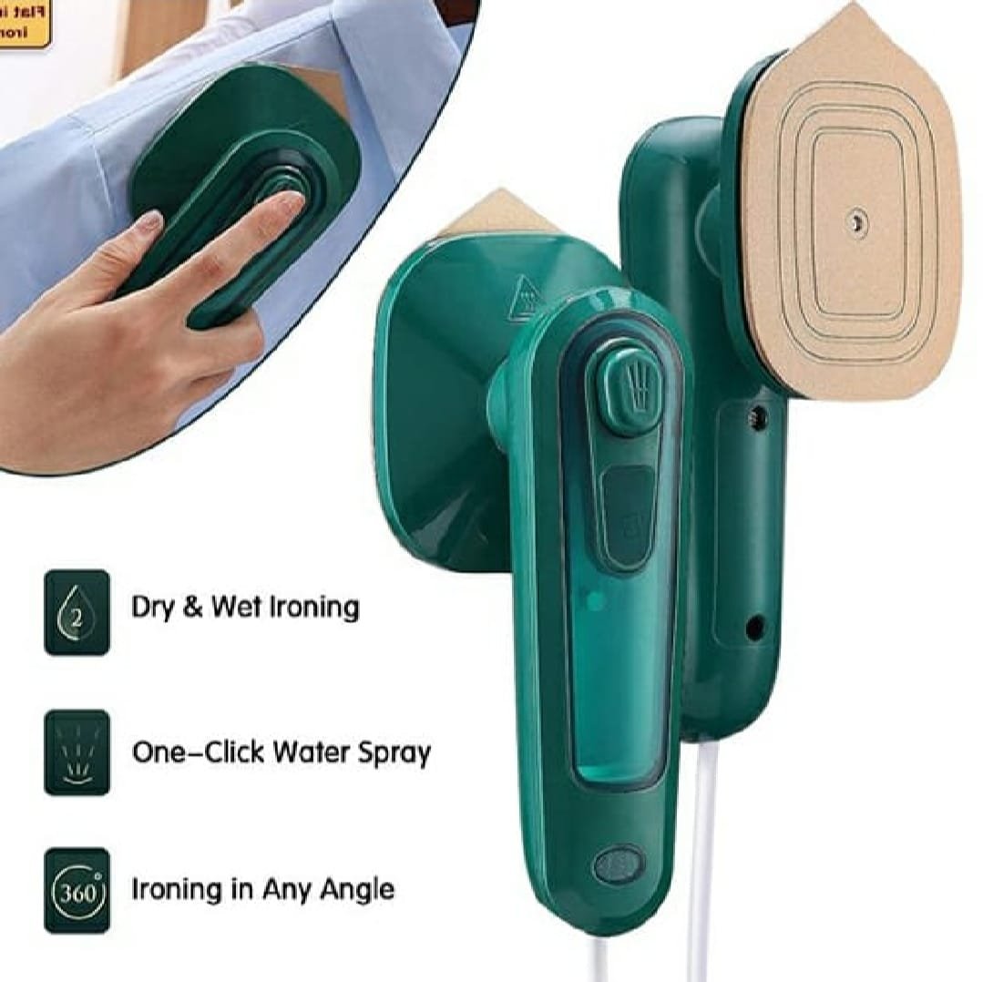 WhatsApp-Image-2025-08-05-at-12.17.10-PM-1.jpeg Portable Mini Electric Steam Iron – Handheld Garment Steamer for Clothes | 40W Ceramic Soleplate, Travel-Friendly, 80ml Water Tank - Image 1