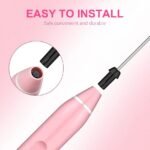 Rechargeable Handheld Milk Frother – 3-Speed Electric Coffee Mixer for Latte, Cappuccino, Hot Chocolate & Drinks (Random color) - Image 4