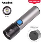 K31 USB Rechargeable LED Flash Light Flashlight - Image 3