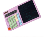 2-in-1 Calculator with LCD Writing Tablet – Dual-Function Office & School Gadget | Portable & Eco-Friendly |Random Color - Image 4