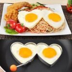 4PCs Stainless Steel Egg Ring Mold Set – Fun Shaped Fried Egg & Pancake Moulds (Star, Heart, Flower, Circle) for Creative Cooking - Image 3